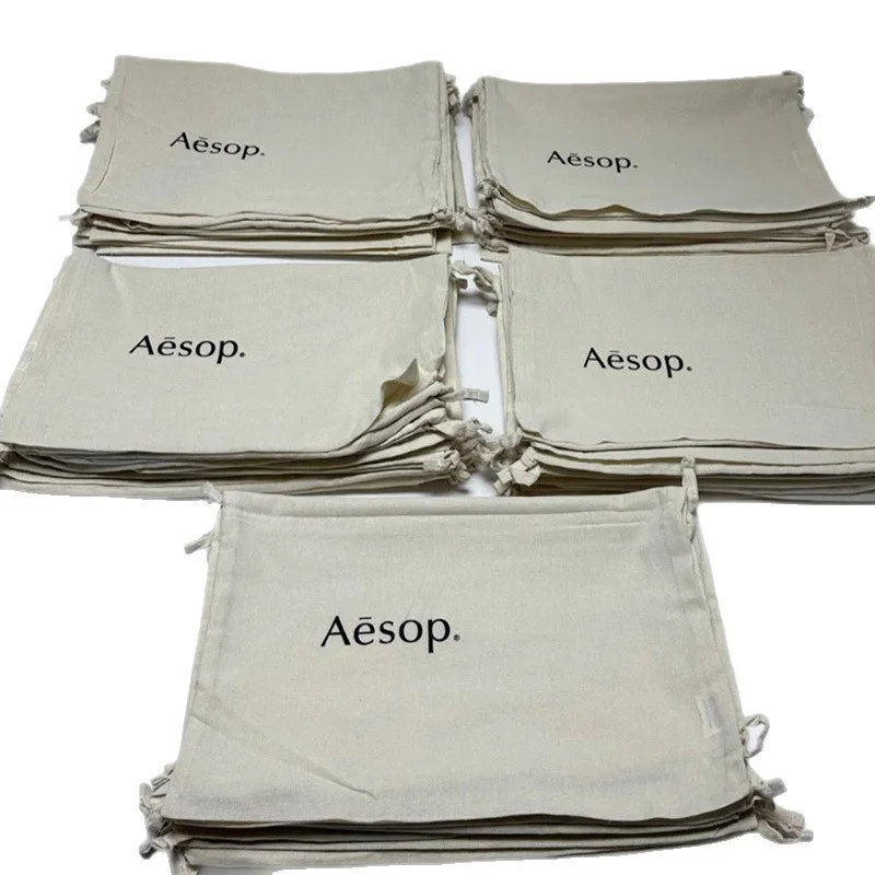 Cotton-Linen Drawstring Bag