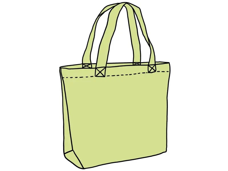 Bottom gusset tote