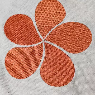 Embroidery for custom tote bags