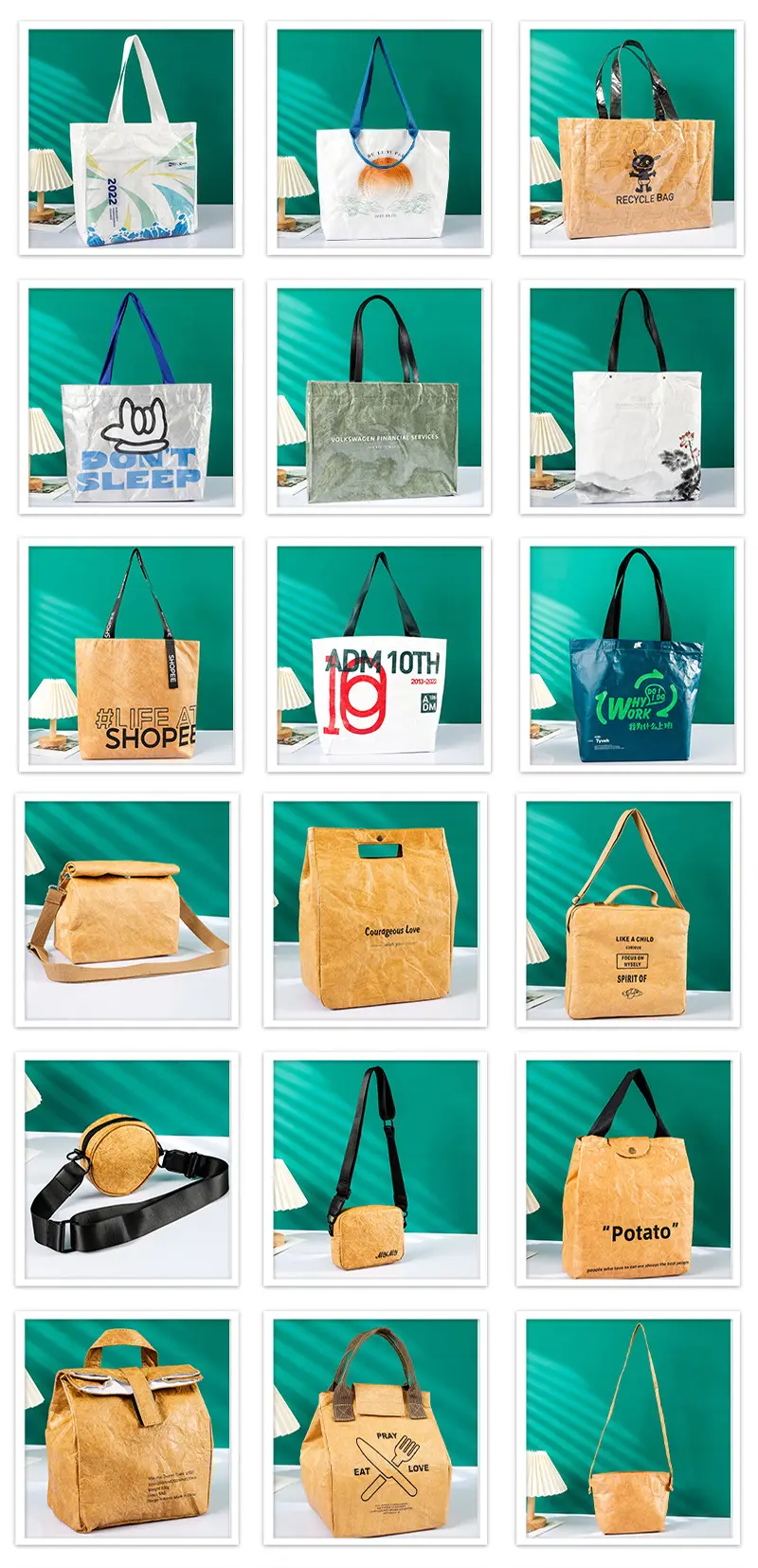 Printed Tyvek bag case